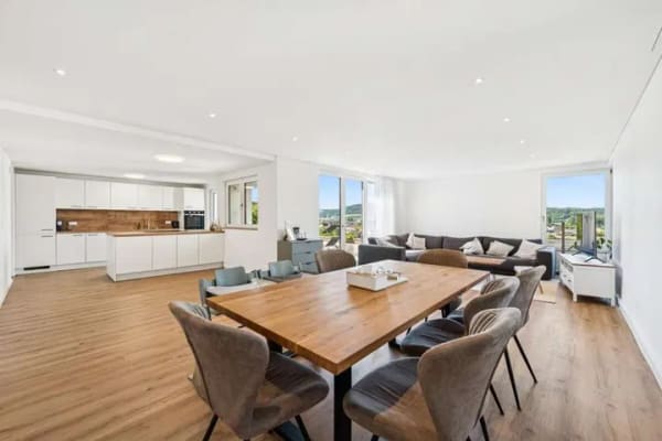 Immobilie in Küssaberg - Traumhafte Terrassenwohnung mit Panoramablick, XXL-Terrasse und hochwertiger Sanierung - Bild 4