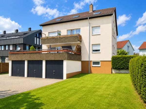 Immobilie in Friolzheim - Attraktives, teilweise vermietetes Dreifamilienhaus mit vier Garagen in guter zentaler Wohnlage - Bild 1