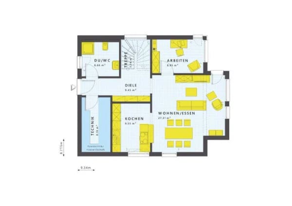 Immobilie in Nördlingen - LivingHaus Traumhaus - modern gebaut in Nördlingen-Dürrenzimmern inkl. Grundstück - Bild 1