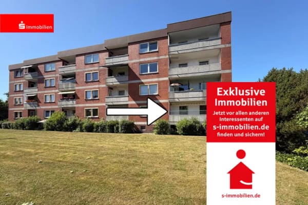 Immobilie in Büdelsdorf - Großzügige Eigentumswohnung mit Südloggia und Blick ins Grüne - Bild 0
