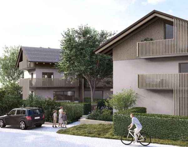 Immobilie in Riedering - Nachhaltige DHH in Holzmassivbauweise – hochwertig, energieeffizient, fußläufig zum Simssee - Bild 1
