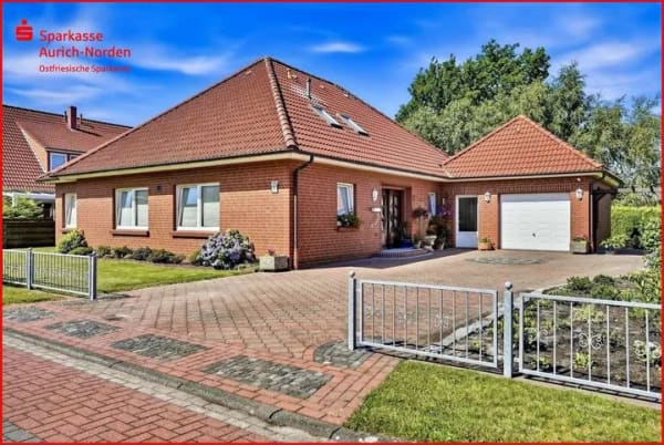 Immobilie in Upgant-Schott - Elegant wohnen in Upgant‑Schott – Bungalow mit Garten, viel Platz und großzügiger Garage - Bild 1