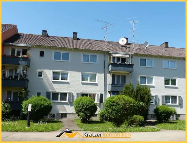 Immobilie in Kempten (Allgäu) - Großzügige, helle 1-Zi.-ETW mit EBK und Garage im Kemptener Osten - Bild 0