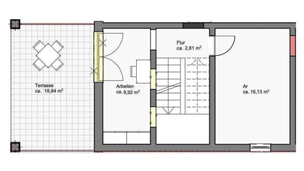 Immobilie in Bogen - Wohnen auf zwei Ebenen – 3 Zimmer Maisonette-Wohnung mit großer Terrasse in Bogen - Bild 4