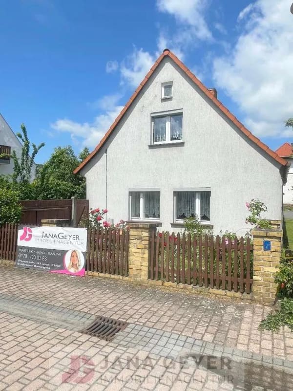 Immobilie in Zschepplin - ZSCHEPPLIN OT NAUNDORF * KLEINES EINFAMILIENHAUS mit NEBENGELASS auf 324 qm GRUNDSTÜCK - Bild 0
