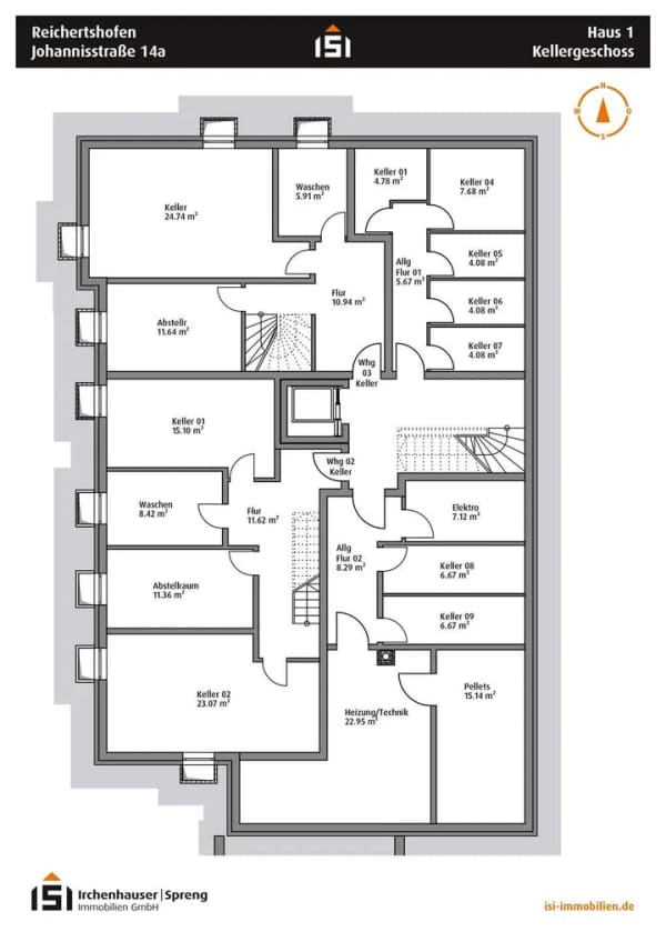 Immobilie in Reichertshofen - Reichertshofen! 2-ZKB EG-Whg. mit 10 m² Süd-Terrasse, FBH, elektr. Rollläden, Videospr., Keller! - Bild 4