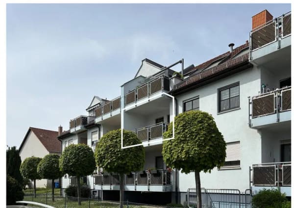 Immobilie in Reinheim - Attraktive 3-Zimmer-Wohnung mit Balkon in ruhiger und zentraler Lage von Reinheim - Bild 1