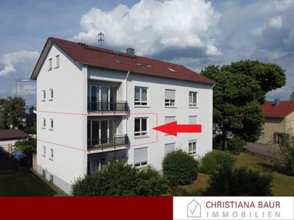 Immobilie in Hechingen - MIT HOHENZOLLERNBLICK: 2-Zimmer-Whg., Hechingen - Bild 0