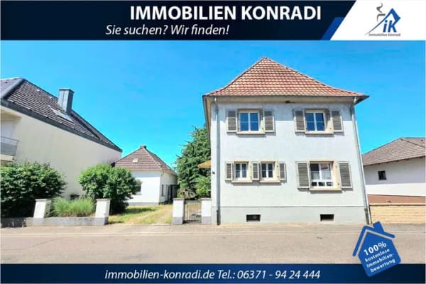 Immobilie in Rheinzabern - IK | Rheinzabern: renovierungsbedürftiges EFH mit Nebengebäude in bevorzugter Wohnlage - Bild 0