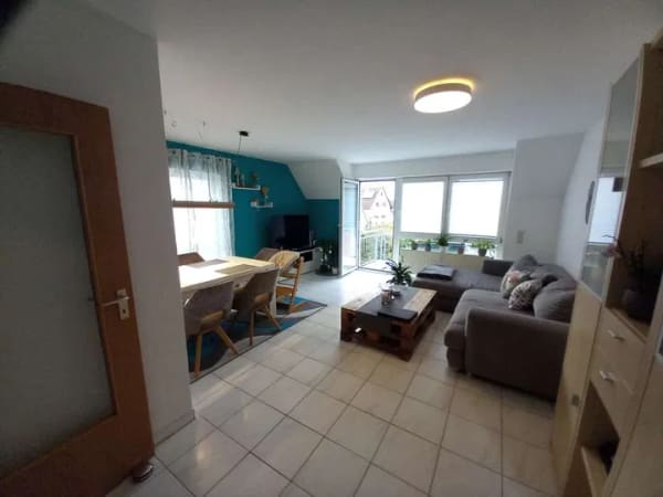 Immobilie in Elchesheim-Illingen - 3 ZKB mit Balkon in Elchesheim-Illingen - Bild 2