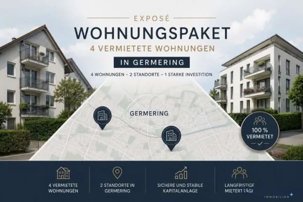 Immobilie in Germering - ELVIRA - Germering, attraktives Wohnungspaket! Vollvermietetes 4-Einheiten-Investment - Bild 0