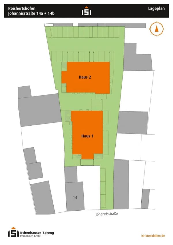 Immobilie in Reichertshofen - Reichertshofen! 3-ZKB DG-Whg. mit 9 m² Süd-Balkon, FBH, elektr. Rollläden, Videosprech., Keller! - Bild 2