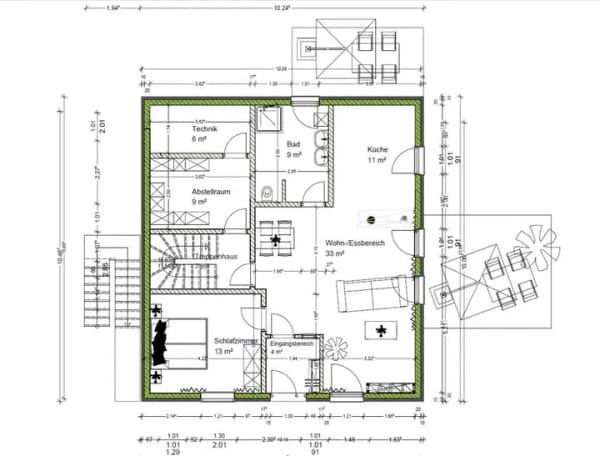 Immobilie in Waldachtal - Eigentumswohnung im EG mit Garten und Terrasse in Oberwaldach  - Bild 4