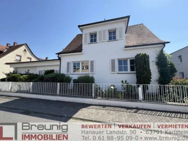 Immobilie in Kahl am Main - Charmantes Zweifamilienhaus mit großem Garten in ruhiger, zentraler Lage von Kahl am Main - Bild 0