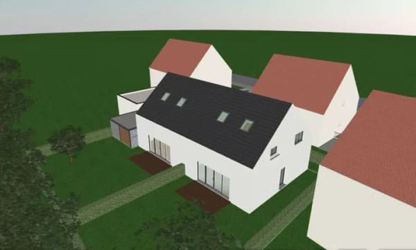 Immobilie in Schallstadt - Doppelhaushälfte inkl. Keller mit exklusivem Grundstück in Schallstadt! - Bild 2
