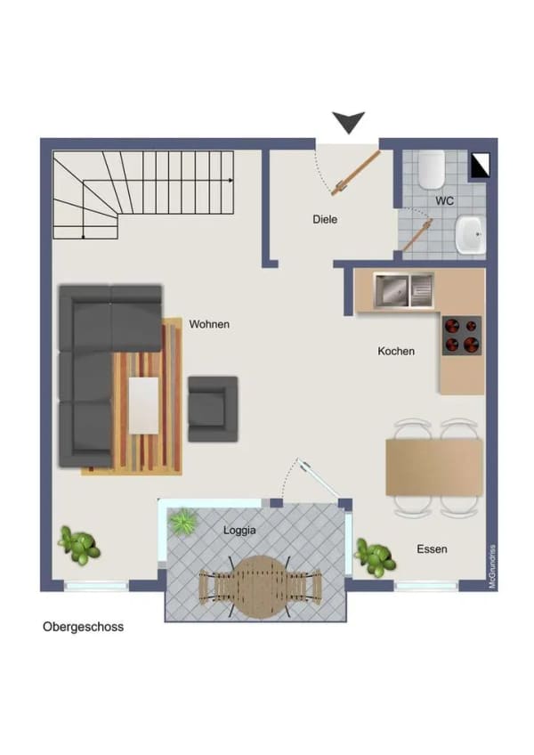 Immobilie in Steinheim an der Murr - Interessante Kapitalanlage: Attraktive, gepflegte 3,5-Zimmer-Maisonette-Wohnung  mit Stellplatz - Bild 3