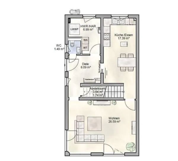 Immobilie in Seeon-Seebruck - Zukunftssicher wohnen: Doppelhaus „Luzern“ inklusive Grundstück - Bild 3