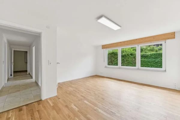 Immobilie in Dettighofen - Teilmodernisiertes Zweifamilienhaus mit Terrasse, Garten, Doppelgarage und Ausbaupotenzial - Bild 1
