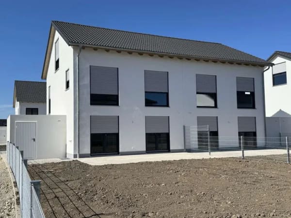 Immobilie in Igling - NEUBAU Doppelhaushälfte mit Keller ,  Ziegelmassiv, Prov.frei, Garage, Stellplatz, - Bild 0