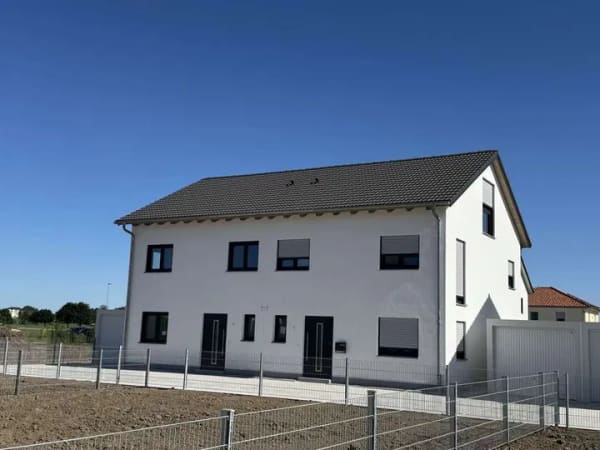 Immobilie in Igling - NEUBAU Doppelhaushälfte mit Keller ,  Ziegelmassiv, Prov.frei, Garage, Stellplatz, - Bild 2