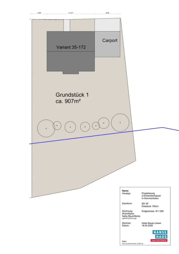 Immobilie in Gaienhofen - Hanse Haus Variant-35-172 - Modernes Wohnen trifft individuelle Gestaltung - Bild 1