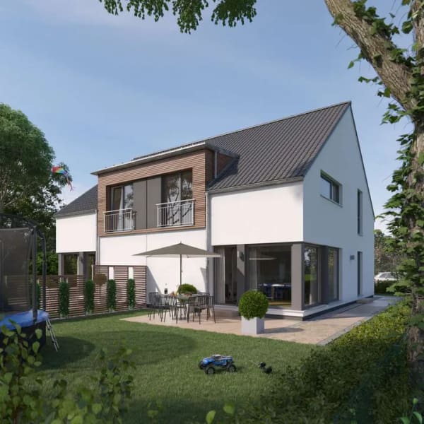 Immobilie in Rehling - LivingHaus - Dein individuell geplante Doppelhaushälfte mit modernem Komfort inkl. Bauplatz - Bild 0