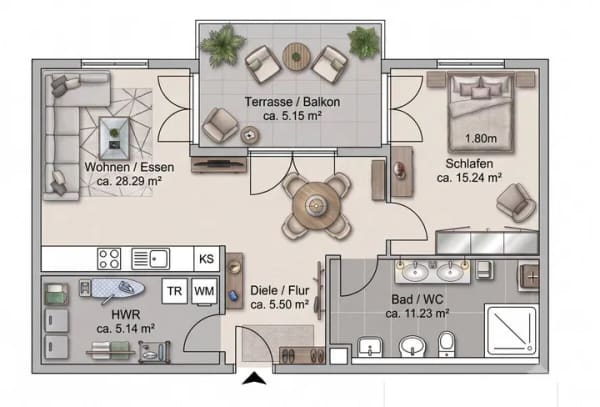 Immobilie in Brietlingen - Design trifft Komfort: Ihre nagelneue Traumwohnung in Brietlingen - Bild 4