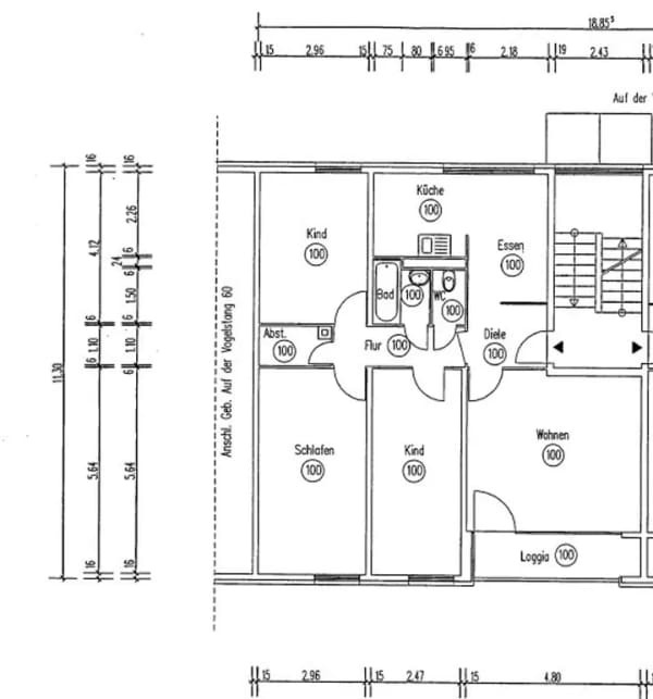 Immobilie in Mannheim - Vermietete 4-Zimmerwohnung auf Erbpachtgrundstück - Bild 2