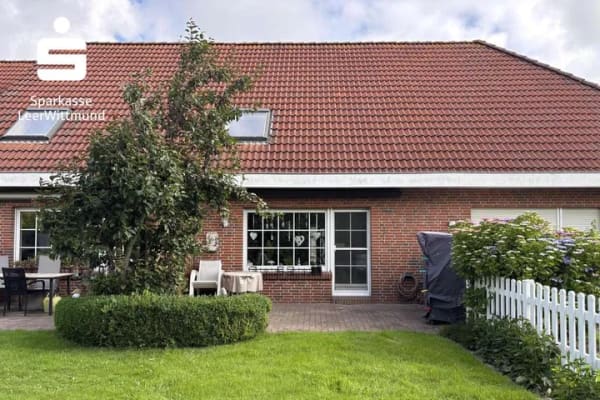 Immobilie in Wittmund - Wohnidylle kurz vor Carolinensiel 
Reihenhaus mit Garten - Bild 0