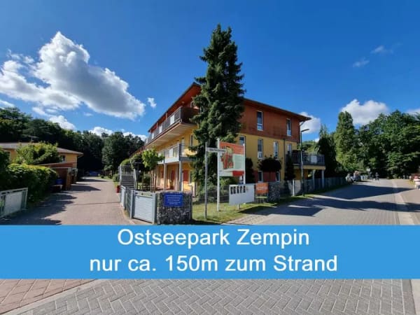 Immobilie in Zempin - Ruhig gelegene 3-Zimmer-Wohnung nur wenige Meter zum Ostseestrand im Seebad Zempin - Bild 0