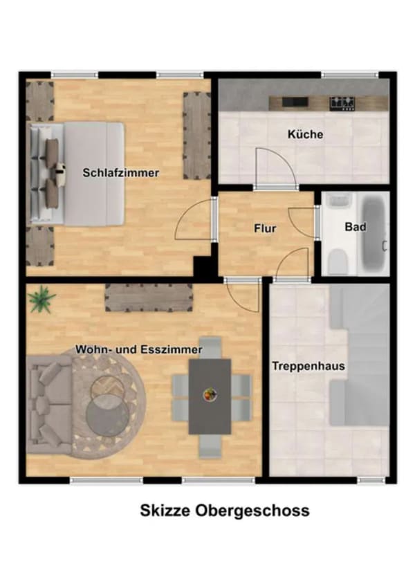 Immobilie in Linnich - Gepflegtes 3-Familienhaus mit 3 Garagen in zentraler Lage von Linnich – Solide Kapitalanlage - Bild 3