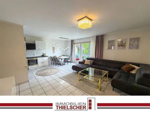 Immobilie in Übach-Palenberg - 3-Zimmer-Wohnung im 1.Obergeschoss mit Balkon, Blick ins Grüne und Außenstellplatz in Boscheln - Bild 0