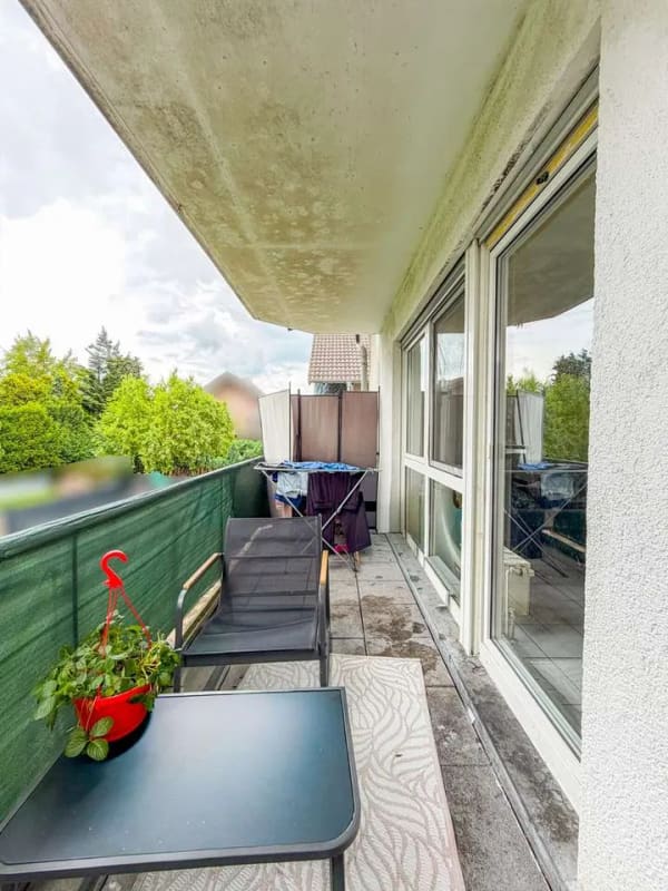 Immobilie in Übach-Palenberg - 3-Zimmer-Wohnung im 1.Obergeschoss mit Balkon, Blick ins Grüne und Außenstellplatz in Boscheln - Bild 3