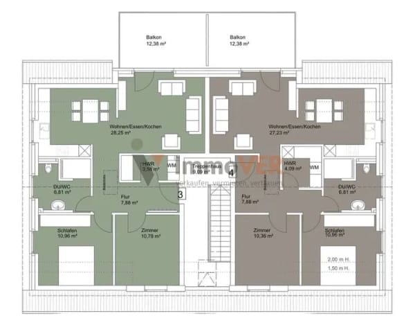 Immobilie in Blender - Neubau-Mehrfamilienhaus als Kapitalanlage nahe Verden, 4 Einheiten, KfW-55, provisionsfrei - Bild 3