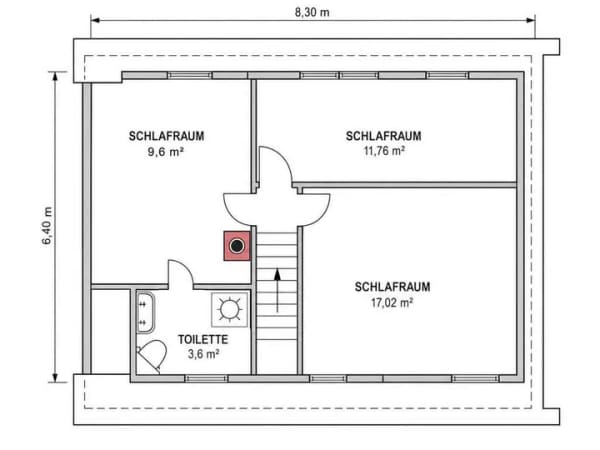 Immobilie in Stralsund - Kernsanierungsbedürftige Doppelhaushälfte in Stralsund-Grünhufe - Bild 3