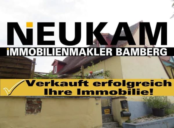 Immobilie in Bischberg - BISCHBERG ÄLTERES HAUS ZUM KOMPLETT-RENOVIEREN AUF 183m2 GRUND FÜR 185.000,-EURO - Bild 0