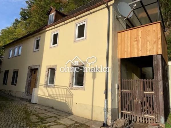 Immobilie in Tharandt - Saniertes großes EFH mit Werkstattanbau in Tharandt b. Dresden - Bild 1