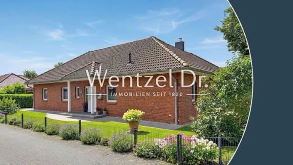 Immobilie in Krüzen - Moderner Bungalow mit viel Platz und großem Grundstück zum Kauf in Krüzen  - Wentzel Dr. - Bild 0