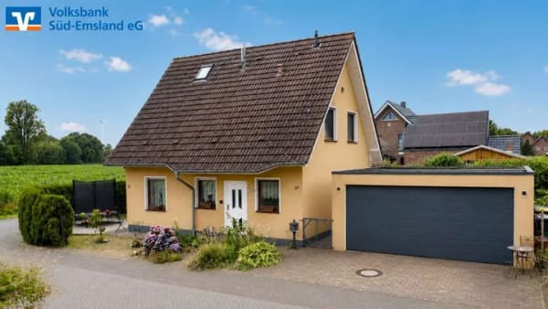 Immobilie in Hopsten - Einfamilienhaus mit Doppelgarage und Garten in ruhiger Lage von Hopsten-Halverde - Bild 0
