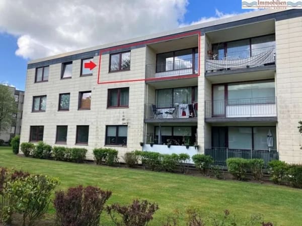 Immobilie in Husum - Helle 2-Zimmer-Wohnung mit Balkon – Perfekte Eigentumswohnung für Eigennutzer oder Kapitalanleger - Bild 0