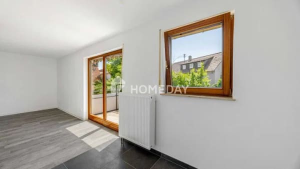 Immobilie in Pfedelbach - Einziehen und wohlfühlen: Helle 1-Zimmer-Wohnung mit Sonnenbalkon & modernem Bad - Bild 1