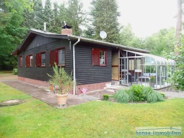 Immobilie in Heeslingen - VORSCHAU! - Individuelles Leben auf einzigartigem Grundstück - norddt. Chalet bei Boitzen - Bild 0