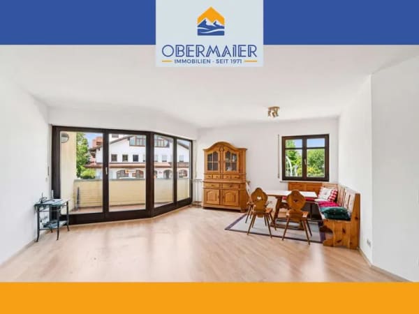 Immobilie in Murnau am Staffelsee - WOHNEN IN ZENTRALER LAGE – KOMFORTABLE WOHNUNG MIT BALKON IN MURNAU - Bild 0