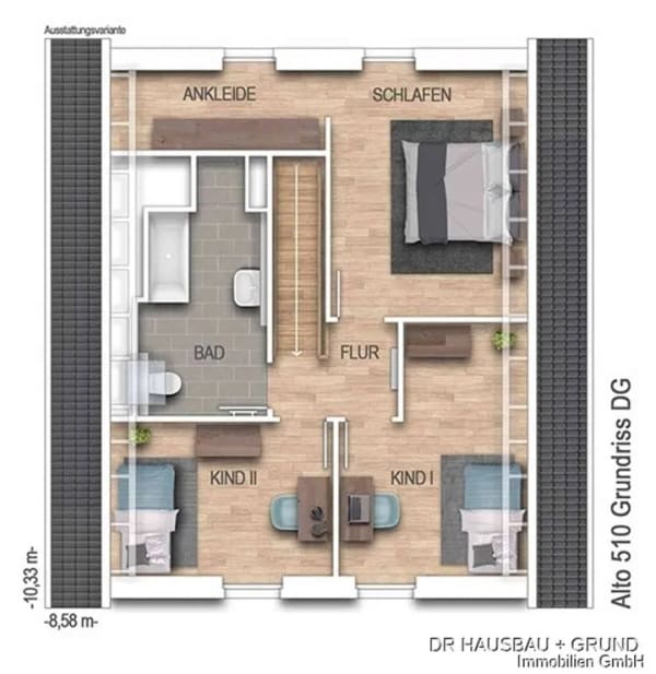 Immobilie in Tangstedt - Hochwertiges Neubau-Einfamilienhaus auf sonnigem Süd-Grundstück in ruhiger Lage von Tangstedt - Bild 4