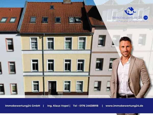 Immobilie in Köthen (Anhalt) - Jetzt investieren: Mehrfamilienhaus mit Dachterrasse in Köthen – 8,89 % BMR - Bild 0