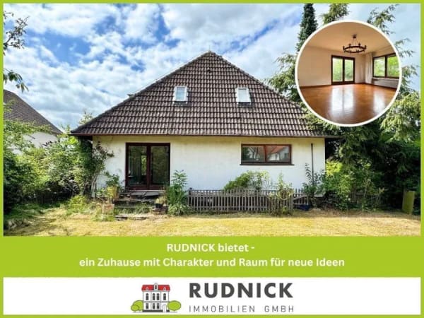 Immobilie in Wunstorf - RUDNICK bietet HEIMAT: Einfamilienhaus mit Garten und vielen Möglichkeiten in Großenheidorn - Bild 0