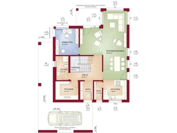Immobilie in Badenheim - Hier ein NEUBAU mit  WOW-Effekt aus dem Hause Bien Zenker inkl. Grundstück - Bild 3