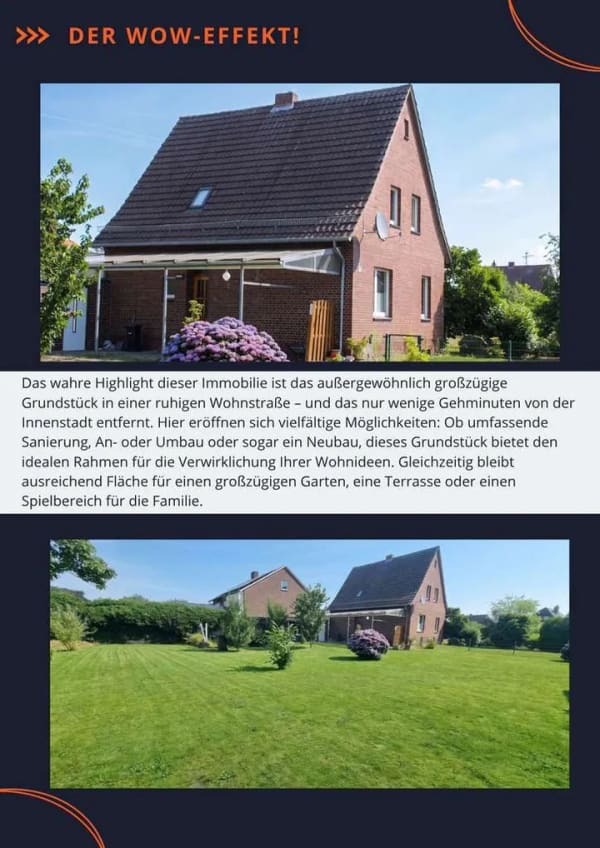 Immobilie in Vreden - Einfamilienhaus  mit großem Grundstück - Bild 1