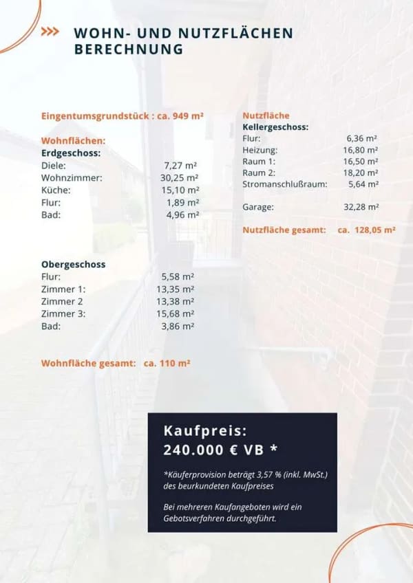 Immobilie in Vreden - Einfamilienhaus  mit großem Grundstück - Bild 3