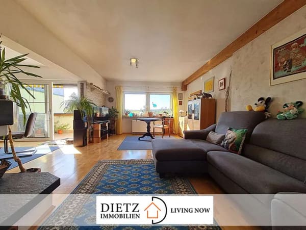 Immobilie in Affalterbach - "LIVING NOW” -  in wundervoller 3,5 Zimmer Wohnung mit traumhafter Aussicht und in absoluter Ruhe! - Bild 0